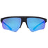 Armani Exchange Blue Mirrored Lens Black Sunglasses One Size
