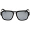 Dolce & Gabbana Silver Grey Lens Matte Black Sunglasses One Size