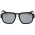 Dolce & Gabbana Silver Grey Lens Matte Black Sunglasses One Size