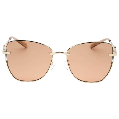 Michael Kors Light Brown Lens Shiny Light Gold Sunglasses 0MK1158D 101403