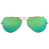 Ray-Ban Aviator Green Flash Lens Gold Sunglasses 0RB3025 112 19