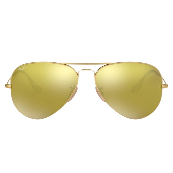 Ray-Ban Aviator Light Brown Lens Gold Sunglasses 0RB3025 112 93