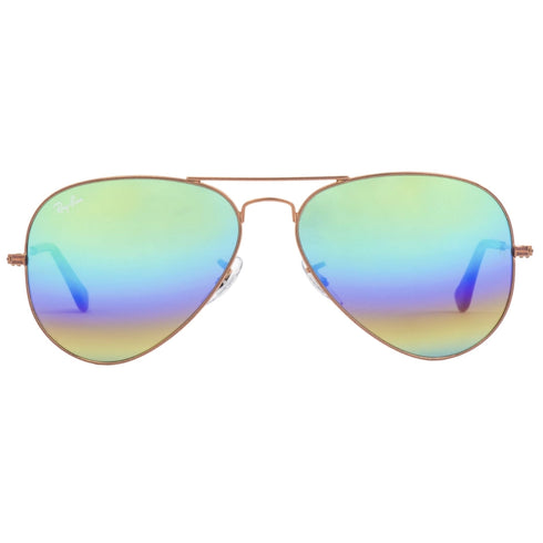 Ray-Ban Aviator Blue Lens Gold Sunglasses 0RB3025 9018 C3