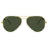 Ray-Ban Aviator Green Lens Gold Sunglasses 0RB3025 W3234