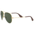 Ray-Ban Pilot Dark Green Lens Gold Sunglasses 0RB3558 001 71
