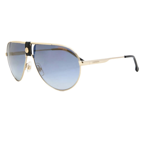 Carrera Grey Mirror Lens Gold Black Sunglasses One Size