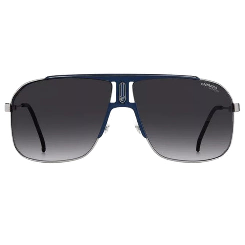 Carrera Dark Grey Lens Silver Blue Sunglasses One Size