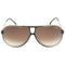 Carrera Brown Gradient Lens Black Detail Gold Sunglasses One Size