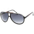 Carrera Grey Shaded Lens Red Detail Black Sunglasses One Size