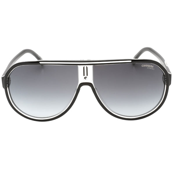 Carrera Dark Grey SF Lens White Detail Black Sunglasses One Size