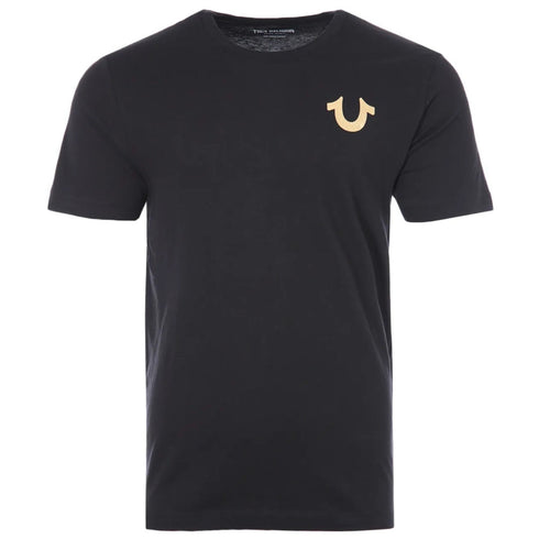 True Religion Buddha Foil Black T-Shirt 106672 Black