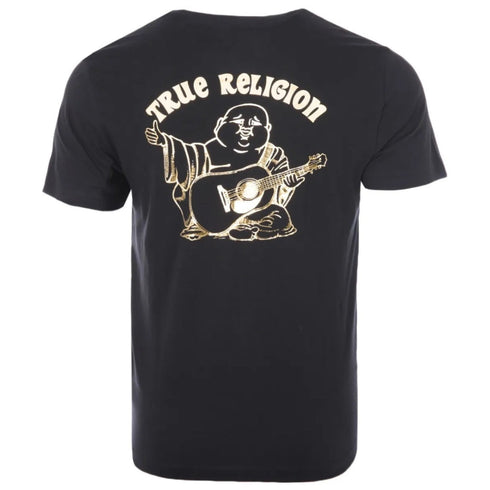 True Religion Buddha Foil Black T-Shirt 106672 Black
