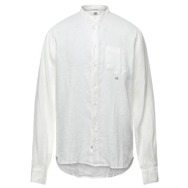 C P Company White Casual Shirt 10CMSH311A 005415G 103