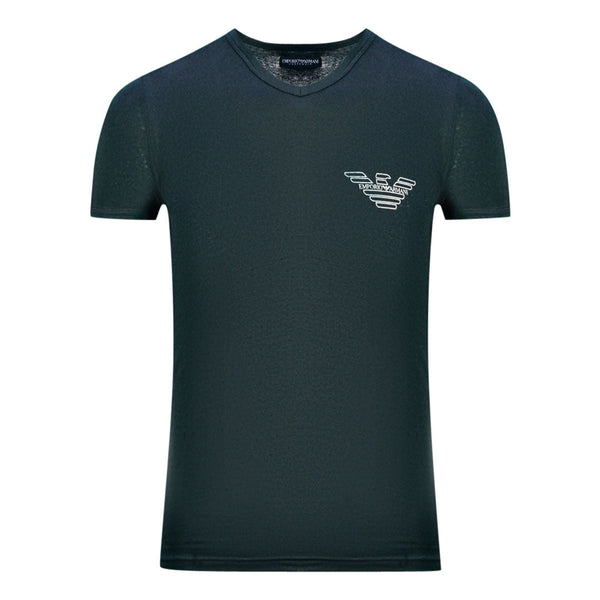 Emporio Armani Brand Logo Black Underwear T Shirt