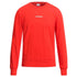 C P Company Brand Logo Red Jumper 12CMSS187A 002246G 455
