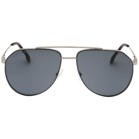 Hugo Boss Grey Lens Ruthenium Dark Silver Sunglasses 1326 031Z IR