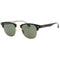 Hugo Boss Green Lens Black Detail Gold Sunglasses One Size