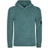 C P Company Chenille Shaded Spruce Cotton Pullover Hoodie 13CMKN015A 005558G 861