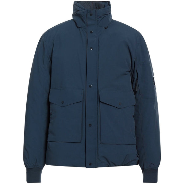 C P Company Micro M Recycled Down Jacket Total Eclipse Coat