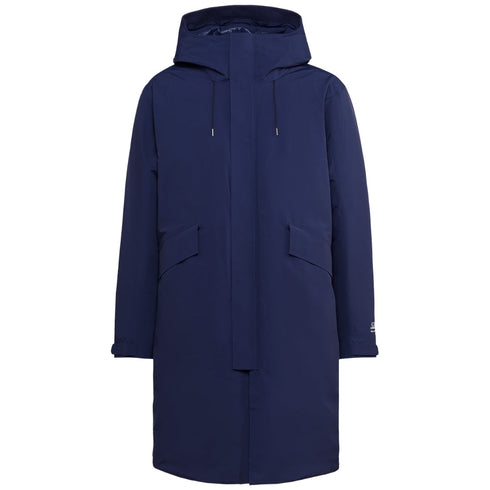 C P Company Micro Recycled Long Down Jacket Total Eclipse Coat 13CMOW167A 006355A 888