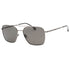 Hugo Boss Grey Polarized Lens Matte Dark Ruthenium Silver Sunglasses One Size