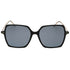 Hugo Boss Grey Lens Gold Arms Black Sunglasses One Size