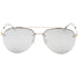 Hugo Boss Silver Lens Gold Sunglasses One Size