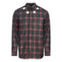 Givenchy 15W6425846 Brown Check Casual Shirt