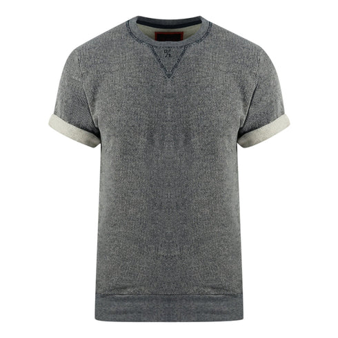 Dead Legacy Knitted Navy Blue TShirt 1708A Navy