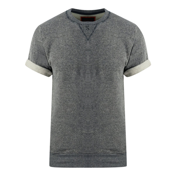 Dead Legacy Knitted Navy Blue TShirt 1708A Navy