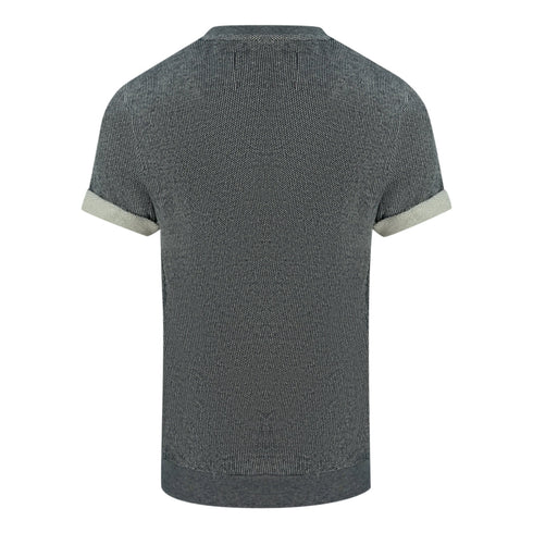 Dead Legacy Knitted Navy Blue TShirt 1708A Navy