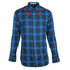 Givenchy Blue Check Star Detail Shirt 17F 6010 335 410 39