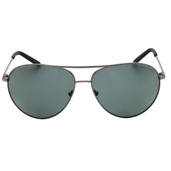 Nike NIKE CHANCE P DM1017 900 SATIN GUNMETAL/POLARIZED GREY Sunglasses One Size