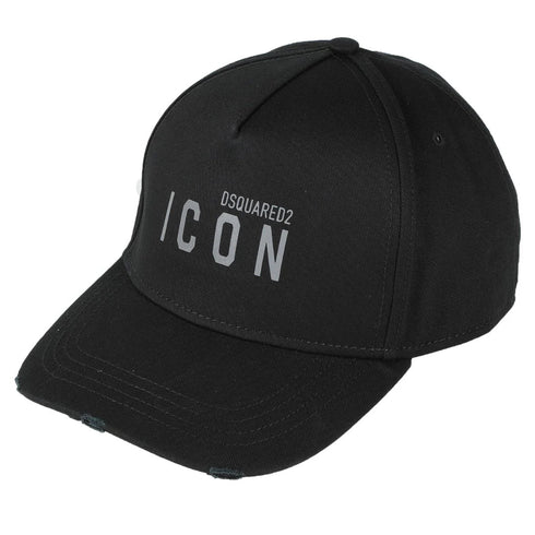 Dsquared2 Bcm0413 05C04011 M1723 Black Silver Cargo Baseball Cap Mens