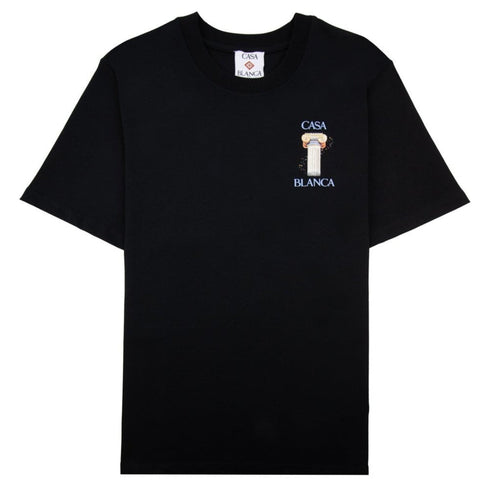 Casablanca La Colonne Printed T-Shirt Black T-Shirt