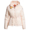 Parajumpers Kun Blush White Hooded Down Jacket