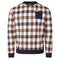 Aquascutum Active Macro Iconic Pocket Crewneck Navy Aa_Icon_Sw008_11 Mens - Style Centre Wholesale
