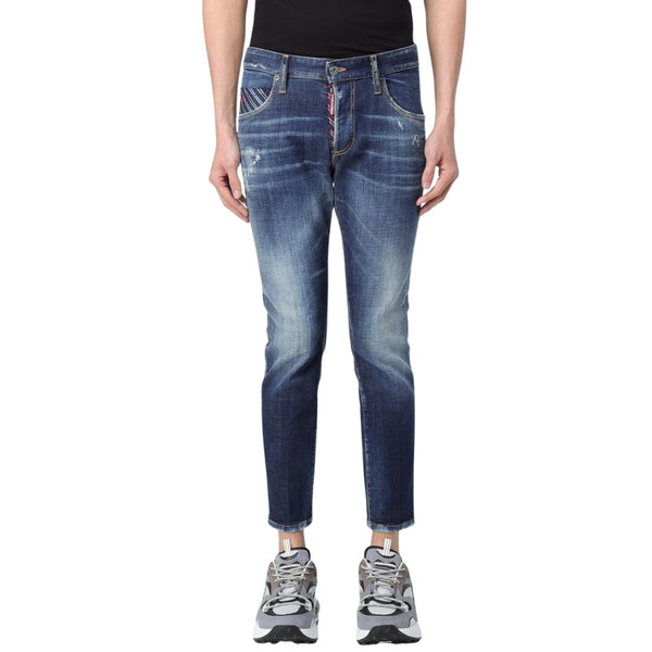 Dsquared2 S71Lb1402 S30664 470 Dark Blue Denim Pants Mens