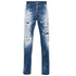 Dsquared2 S74Lb1443 S30789 470 Blue Denim Pants Mens