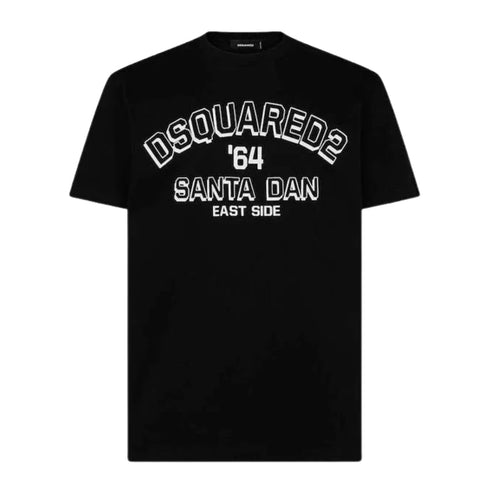 Dsquared2 S74Gd1233 900 Black T Shirt Mens