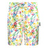 Moschino Multicolour Pin Design White Shorts 1A43258120 1001