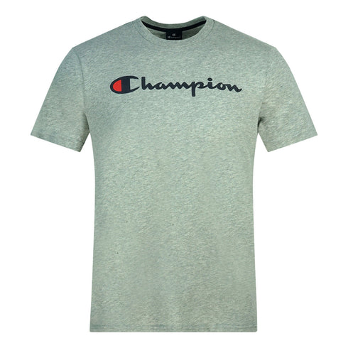 Champion Classic Script Logo Grey TShirt 209829 EM006