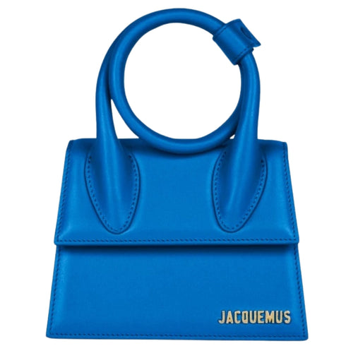 Jacquemus Le Chiquito Noeud Blue Bag