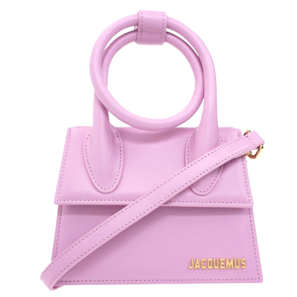 Jacquemus Le Chiquito Noeud Light Pink 213BA005-3060-410 PINK BAGS Womens One Size