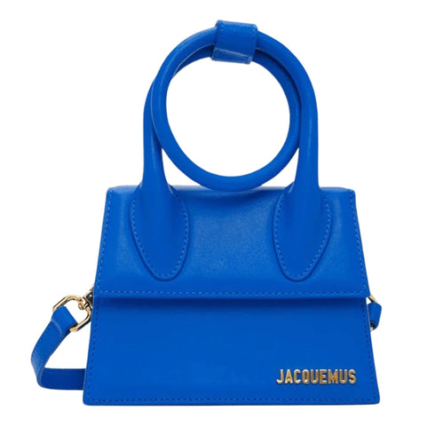 Jacquemus Le Chiquito Noeud Blue 213BA005-3061-330 BLUE BAGS Womens One Size