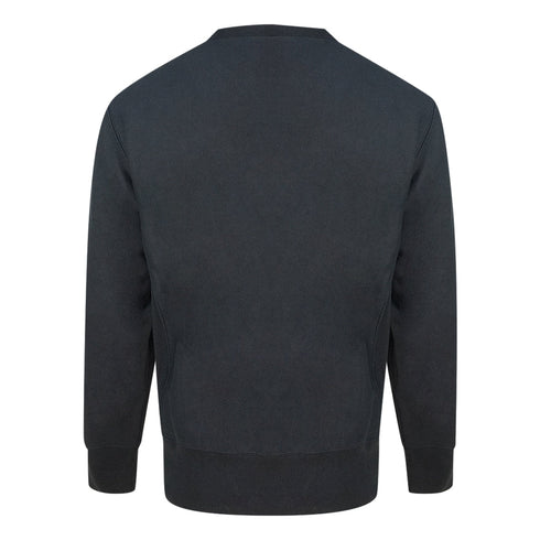 Champion Reverse Weave C Logo Navy Blue Jumper