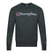 Champion Classic Script Logo Black Sweatshirt