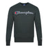 Champion Classic Script Logo Black Sweatshirt