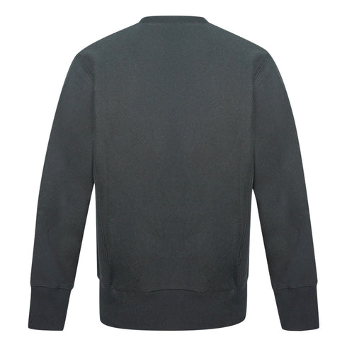 Champion Classic Script Logo Black Sweatshirt