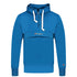 Champion Half Zip Flap Pocket Blue Hoodie